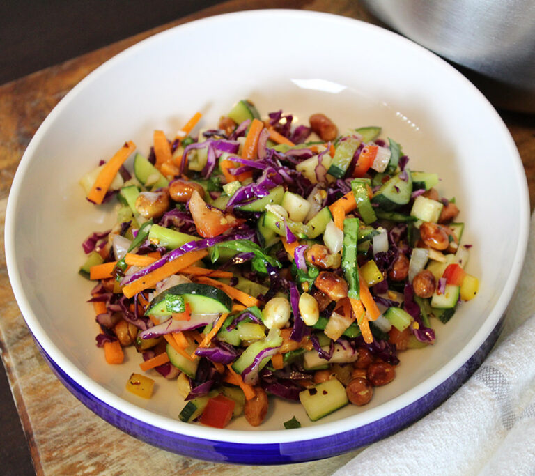 Tangy Red Cabbage & Onion Salad